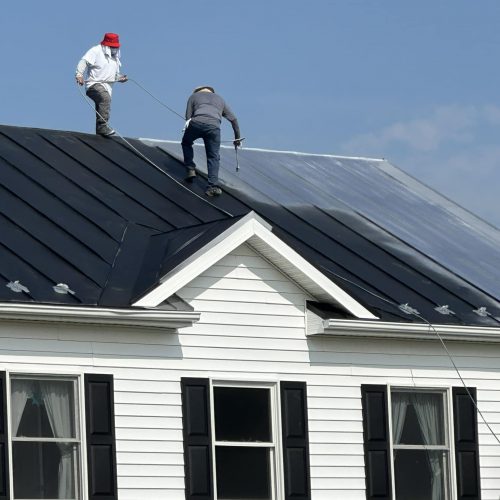 painting a metal roof in leesburg va